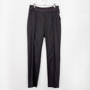 NWT Periphery Charcoal‎ Grey Side Zip Slim-Fit Straight Leg Pants Size 2 Classic